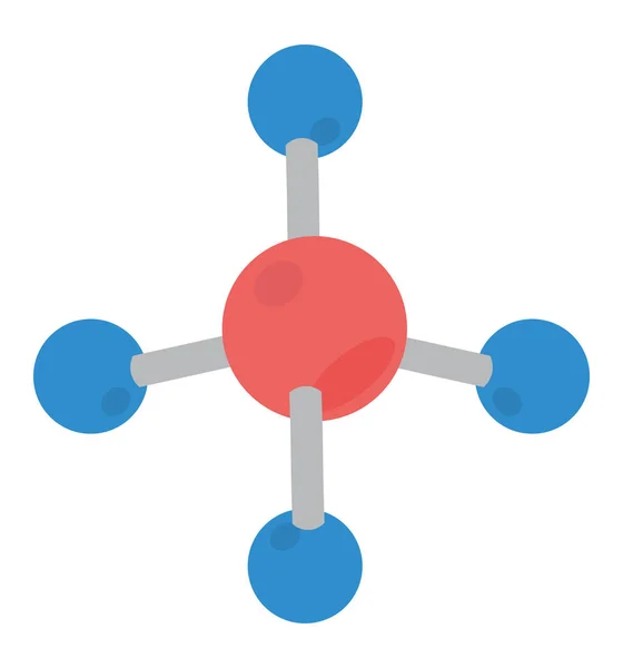 Pictograma structurii moleculei — Vector de stoc