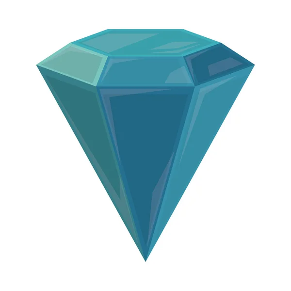Diamond smycken ikonen — Stock vektor