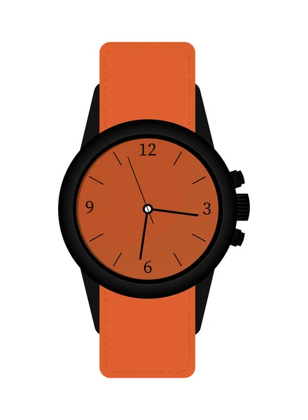 Zeitsymbol für Armbanduhr — Stockvektor