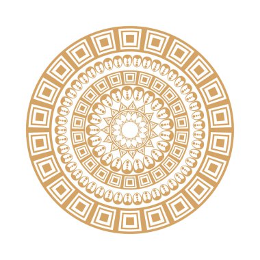 mandala desenli dekorasyon