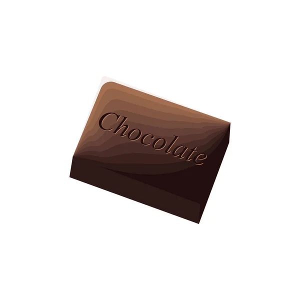 Lekkere chocolade bonbon — Stockvector