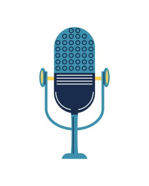 Klasik mikrofon simgesi