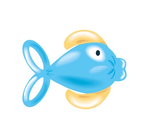 Balık balonu hayvanı — Stok Vektör