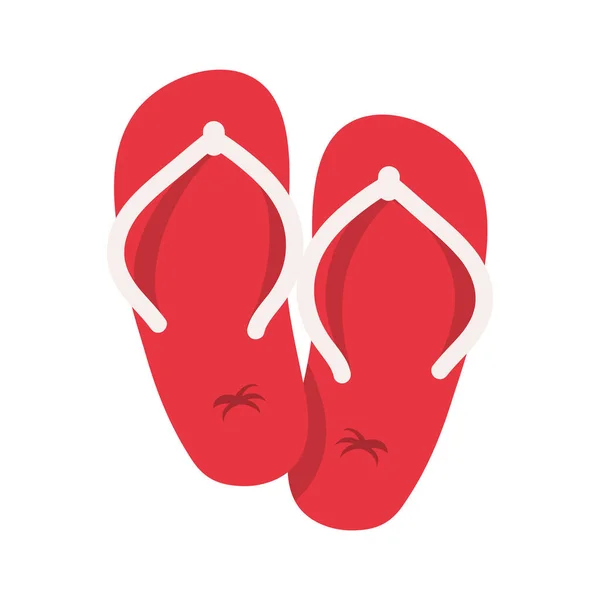 Sandals casual icon — Stock Vector