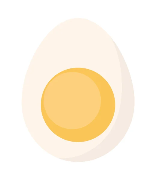 Comida de ovo fervida — Vetor de Stock