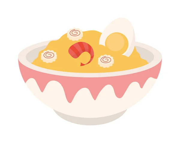 传统的日本汤 — 图库矢量图片