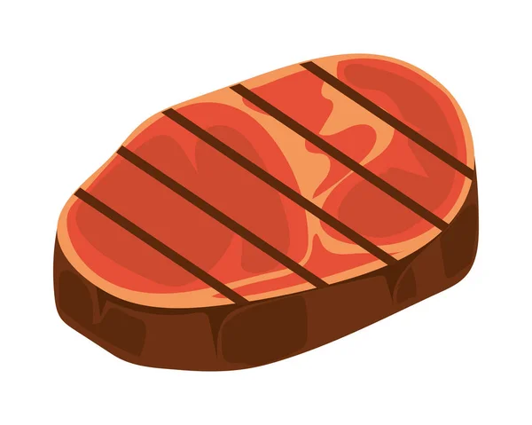 Pork icon isolated — Stock Vector