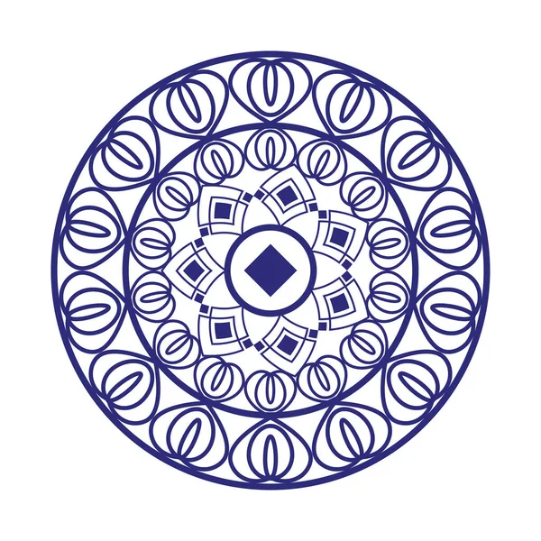 Mandala bohemio deco — Vector de stock