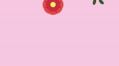 Renkli çiçeklerle bahar mevsimi dekorasyonu