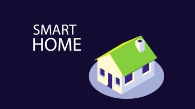 akıllı ev yapımı teknoloji animasyonu