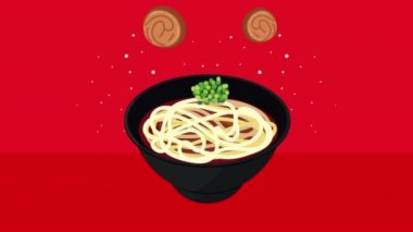 Tonkatsu Japon yemeği.