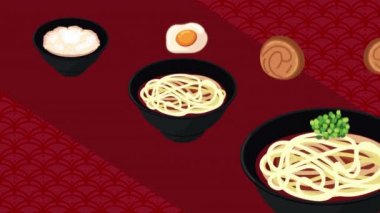 Japon yemek menüsü.