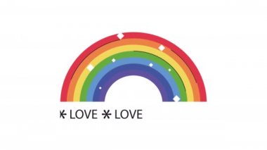 IgFBI topluluk bayrağı gökkuşağı animasyonu