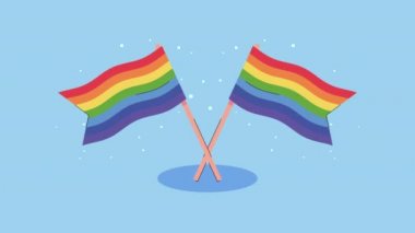 lgtbi topluluğu bayrak sallıyor