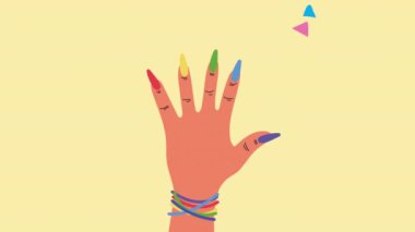 Bileklik animasyonuyla Igtbi topluluğu.