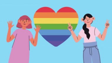 IgFBI topluluğu lezbiyen çift ve kalp