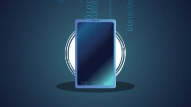 akıllı telefon aygıtı teknoloji animasyonu