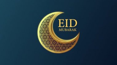 Kurban Mübarek Ay animasyonu ile harf