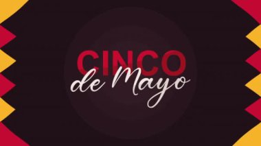 Çiçekli cinco de mayonez harfleri.