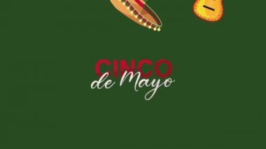 Element desenli cinco de mayonez harfleri