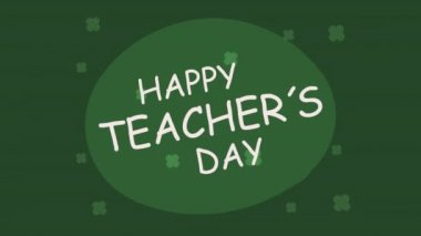 Mutlu öğretmenler günü karatahta harfleri