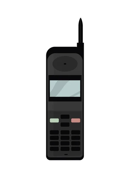 Retro mobile phone — Stock Vector