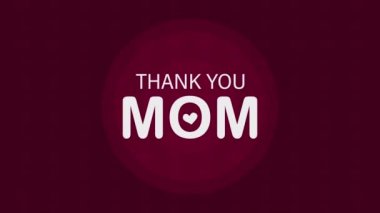 Mutlu anneler günü. Kalple yazılmış.