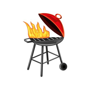 Ateşli bbq ızgarası