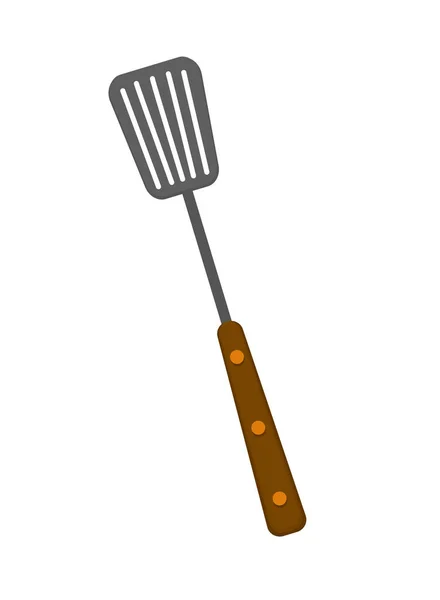 Espátula utensílio cozinheiro —  Vetores de Stock