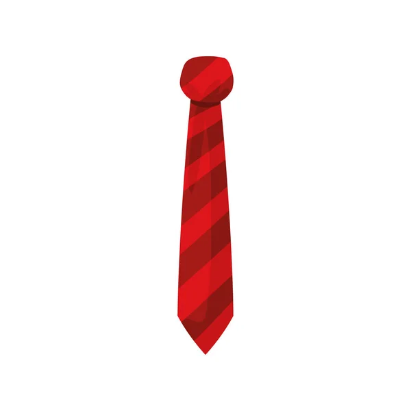 Κόκκινο εικονίδιο γραβάτας — Διανυσματικό Αρχείο