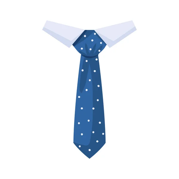 Necktie shirt accessory — Stock Vector