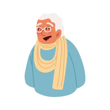 eşarp ile yaşlı adam