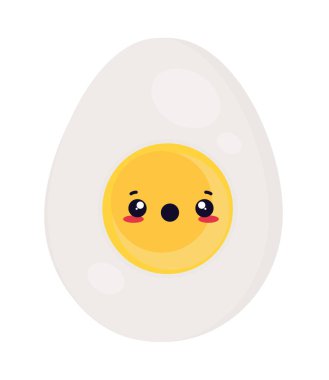 kaynamış yumurta yemeği kawaii