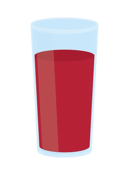 Сок в стакане — стоковый вектор