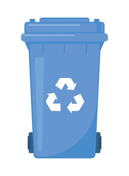 Zero waste bin — Stock Vector