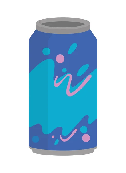 Soda can beverage — Vector de stock