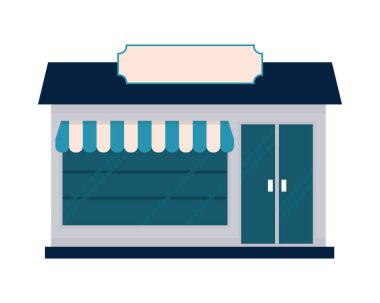 Mağaza düz simgesi