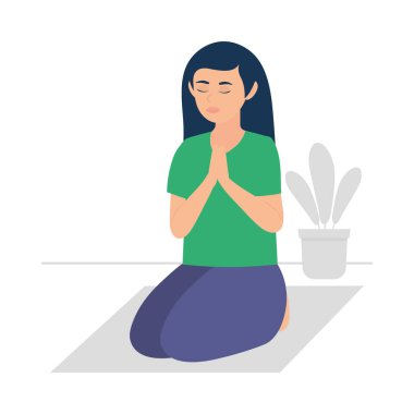 Kadın aktivitesi yoga