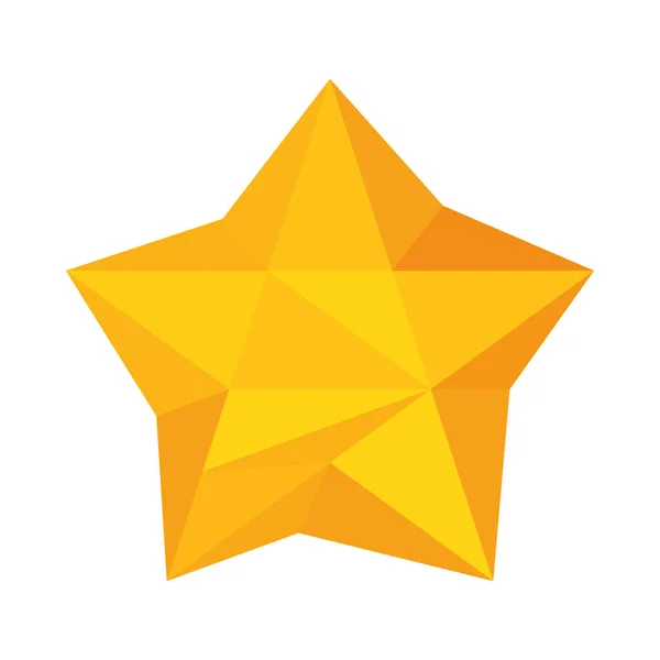 Étoile faible poly — Image vectorielle
