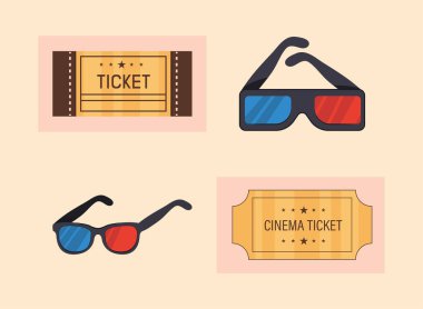 Film simgeler vektör