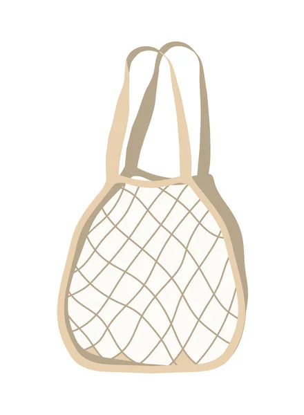 Icône de sac d'épicerie écologique — Image vectorielle