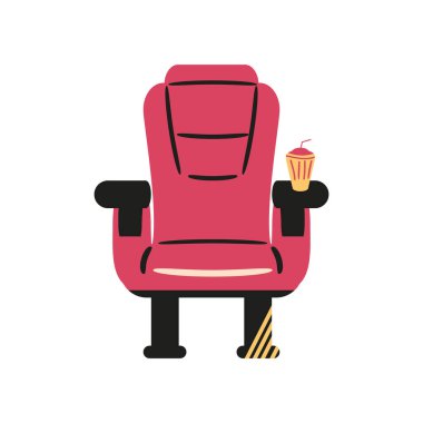 Sinema koltuğu ve soda