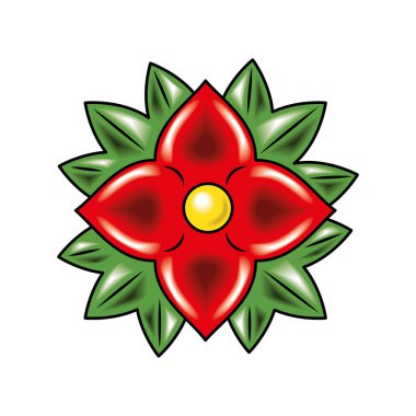 Çiçek dövmesi eski moda.