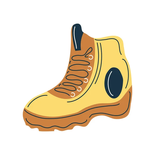 Hiking boot icon — Stock Vector