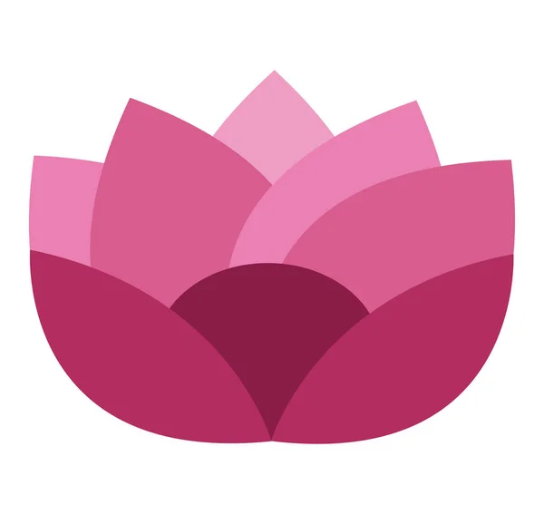 Lotus bloem pictogram — Stockvector