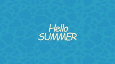 Merhaba yazlık animasyon.