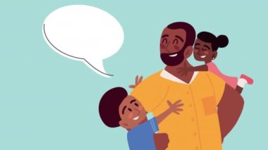 happy fathers day animation