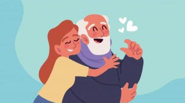 Mutlu Babalar Günü animasyonu