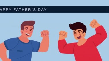Mutlu Babalar Günü çizgi romanları.