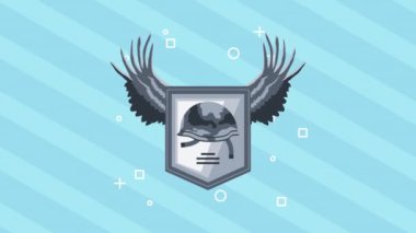 Hava Kuvvetleri askeri amblemi.